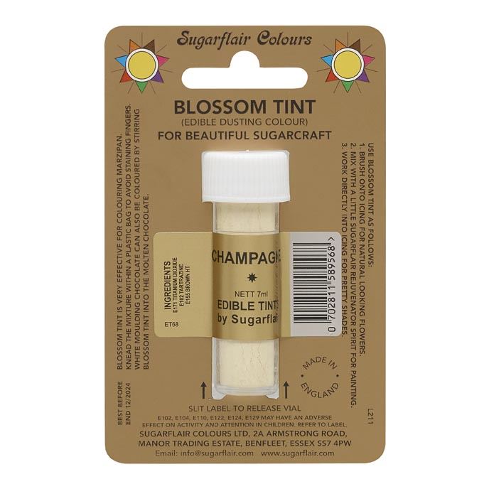 Sugarflair BLOSSOM TINT Edible Food Colour Powder - 7ml