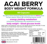 Lindens Acai Berry 1000mg - 60 Capsules