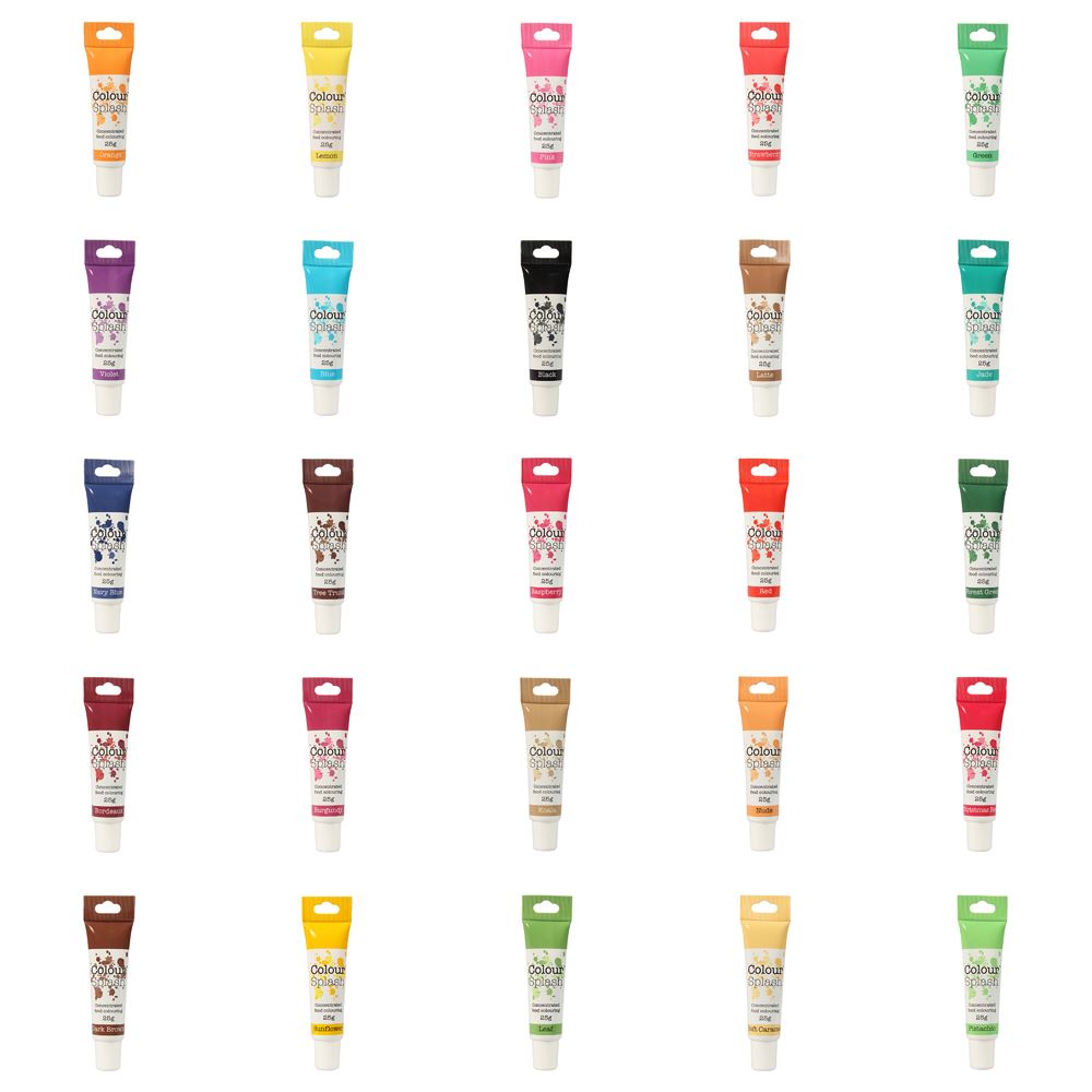 Colour Splash Food Colouring Gel Paste 25g - All Shades