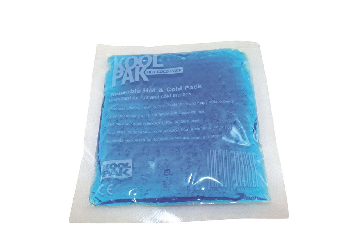 KoolPak Reusable Hot Cold Ice Gel Pack - All Sizes - Optional Sleeves (1 - 20 Packs)