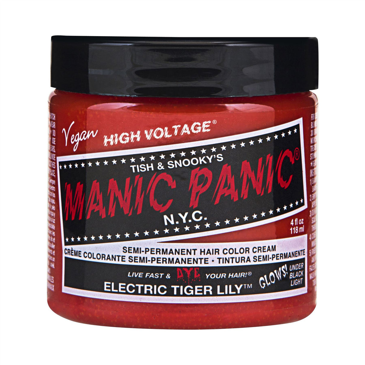 Manic Panic High Voltage Classic Semi Permanent Vegan Hair Dye Colour - 118ml/4 oz