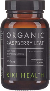 Kiki Health Organic Raspberry Leaf 750mg - 60 Vegicaps