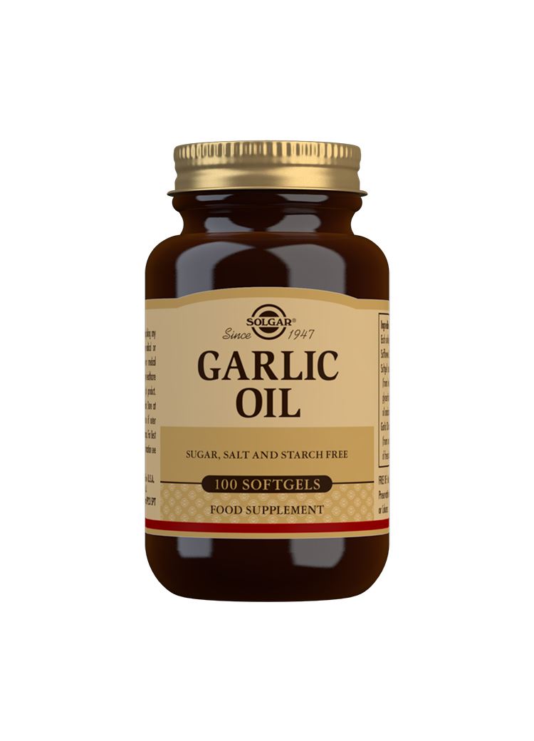 Solgar Garlic Oil - 100 Softgels