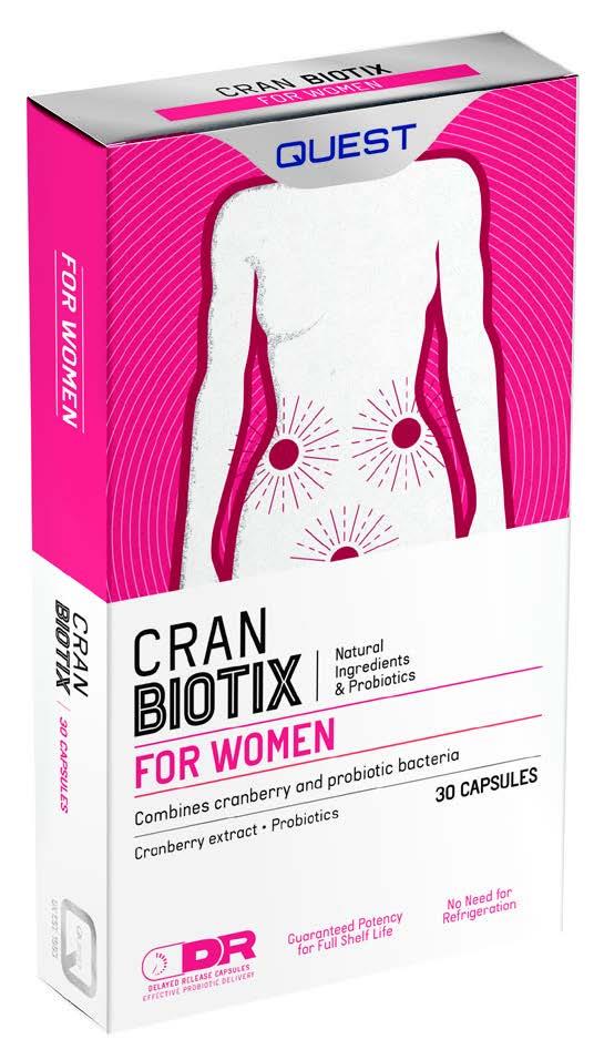 Quest CranBiotix Probiotic Supplement - 30 Capsules