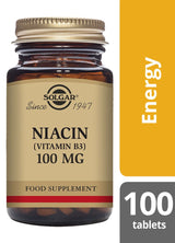 Solgar Niacin (Vitamin B3) 100 mg - 100 Tablets