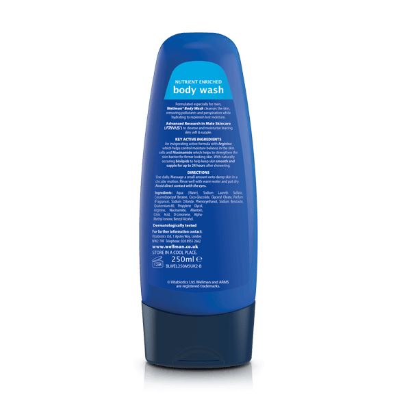 Vitabiotics Wellman Body Wash - 250ml