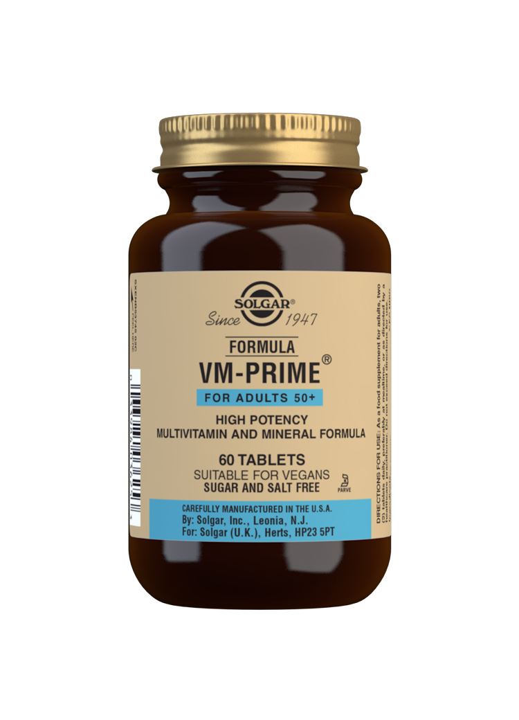 Solgar Formula VM-Prime for Adults 50 Plus - 60 Tablets