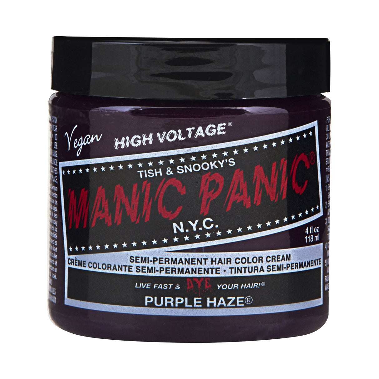 Manic Panic High Voltage Classic Semi Permanent Vegan Hair Dye Colour - 118ml/4 oz