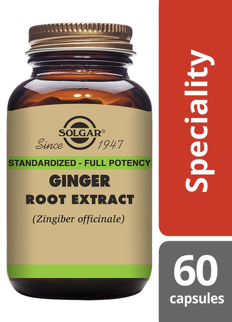 Solgar Ginger Root Extract - 60 Vegicaps