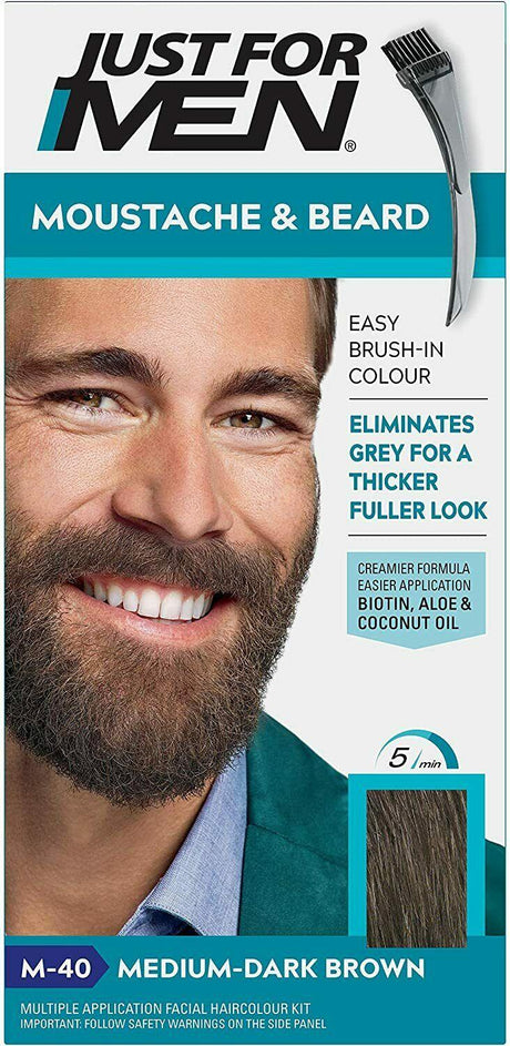 Just For Men Beard & Moustache Gel Colour Dye - All Shades