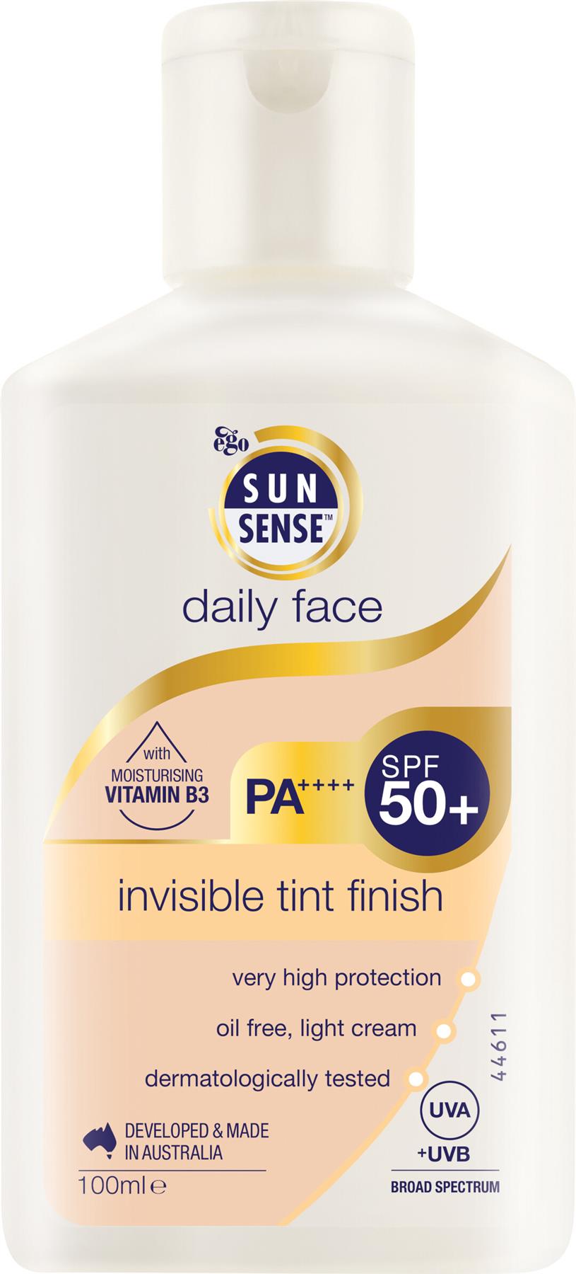 SunSense Daily Face SPF 50 + Invisible Tint Finish 100ml