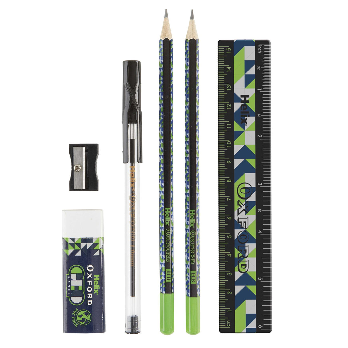 Helix Oxford Geo Student Set - Green