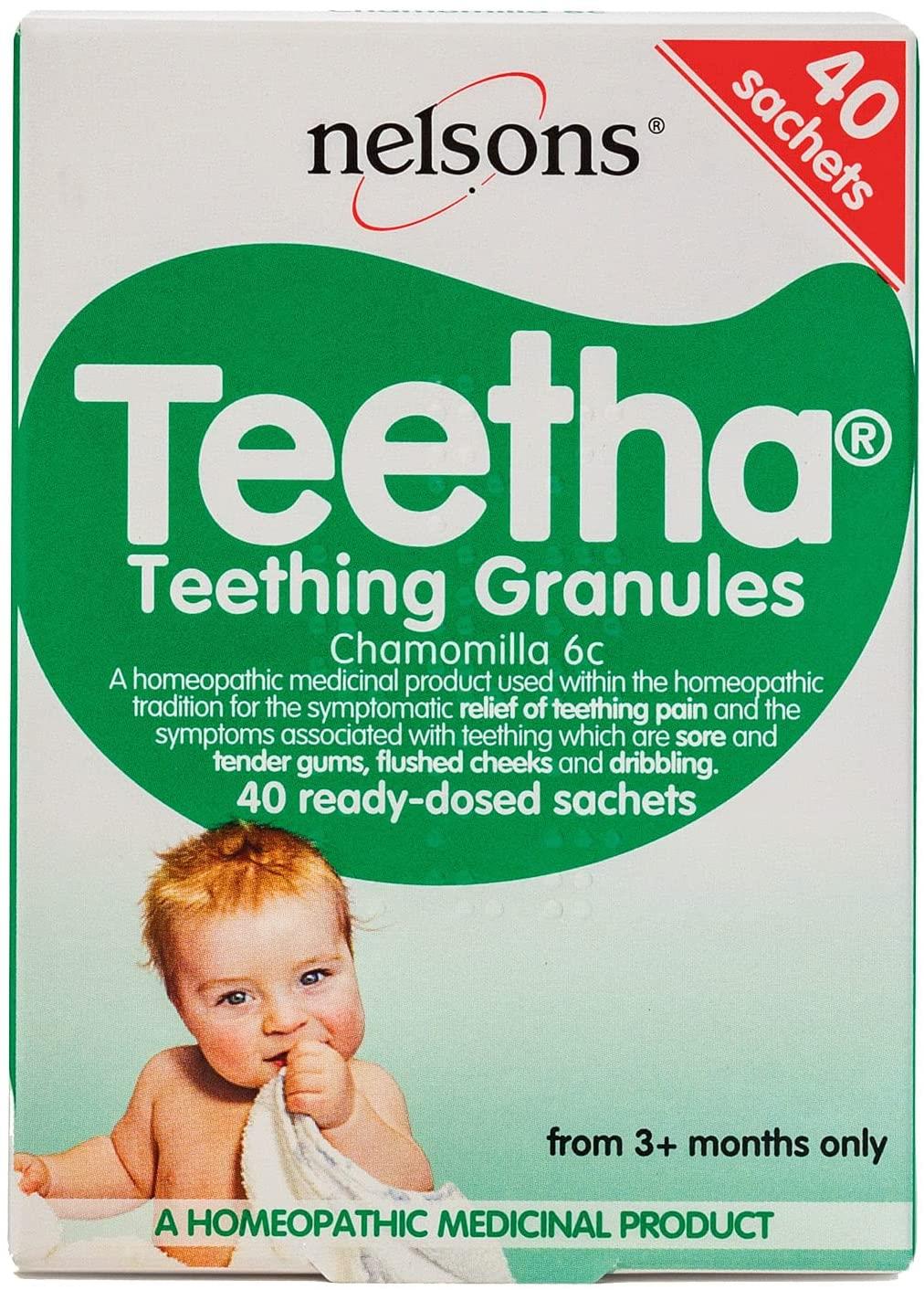 Nelsons Baby Teetha Teething Granules - 40 Sachets