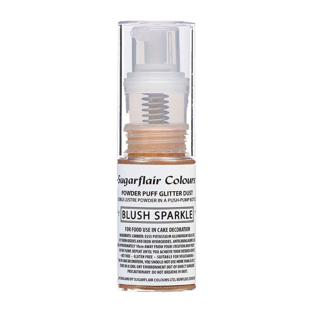 Sugarflair Powder Puff Glitter Dust Spray - 10g All Shades