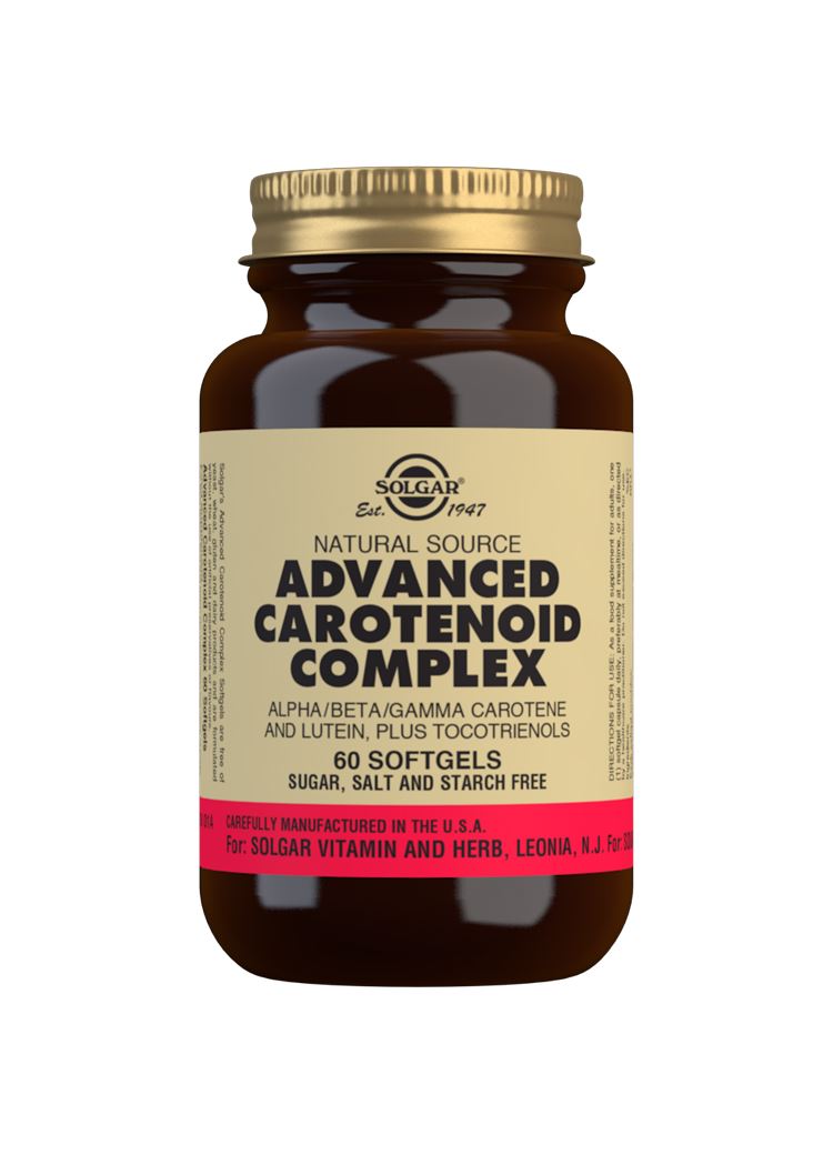 Solgar Natural Source Advanced Carotenoid Complex - 60 Softgels