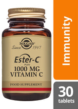 Solgar Ester-C Plus 1000 mg Vitamin C - 30 Tablets