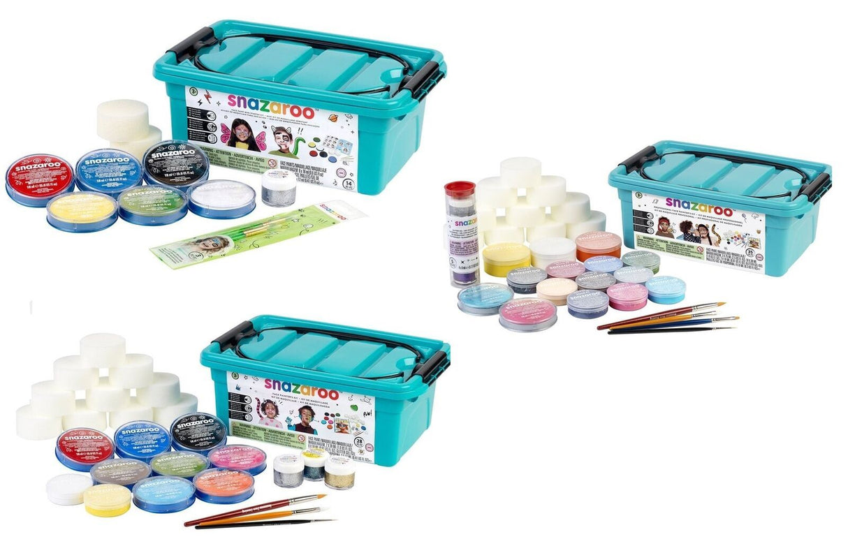 Snazaroo Face Painting Professional Kits - All Sets Available