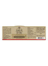 Solgar CoQ-10 (Coenzyme Q-10) 60 mg - 60 Vegicaps