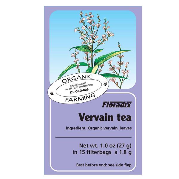 Salus Floradix - Organic Vervain Herbal Tea - 15 Bags