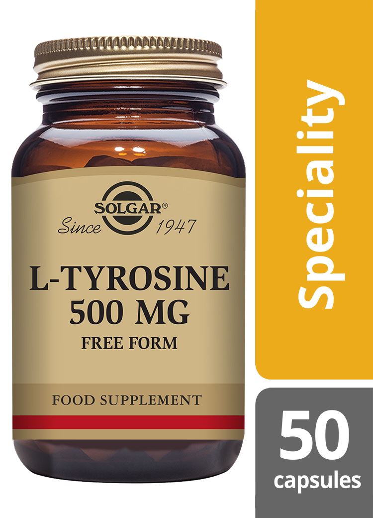 Solgar L-Tyrosine 500 mg - 50 Vegicaps