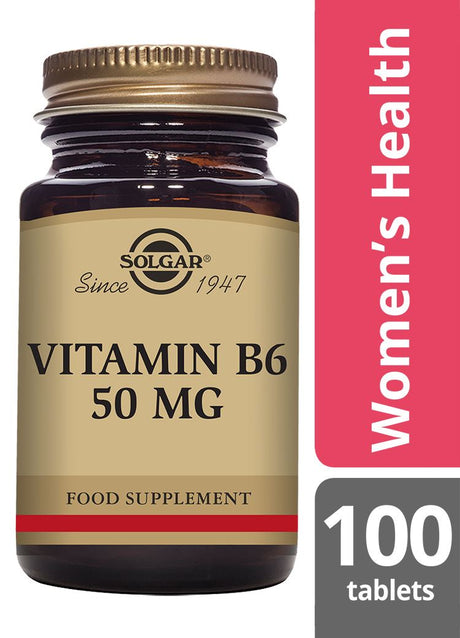 Solgar Vitamin B6 50 mg - 100 Tablets