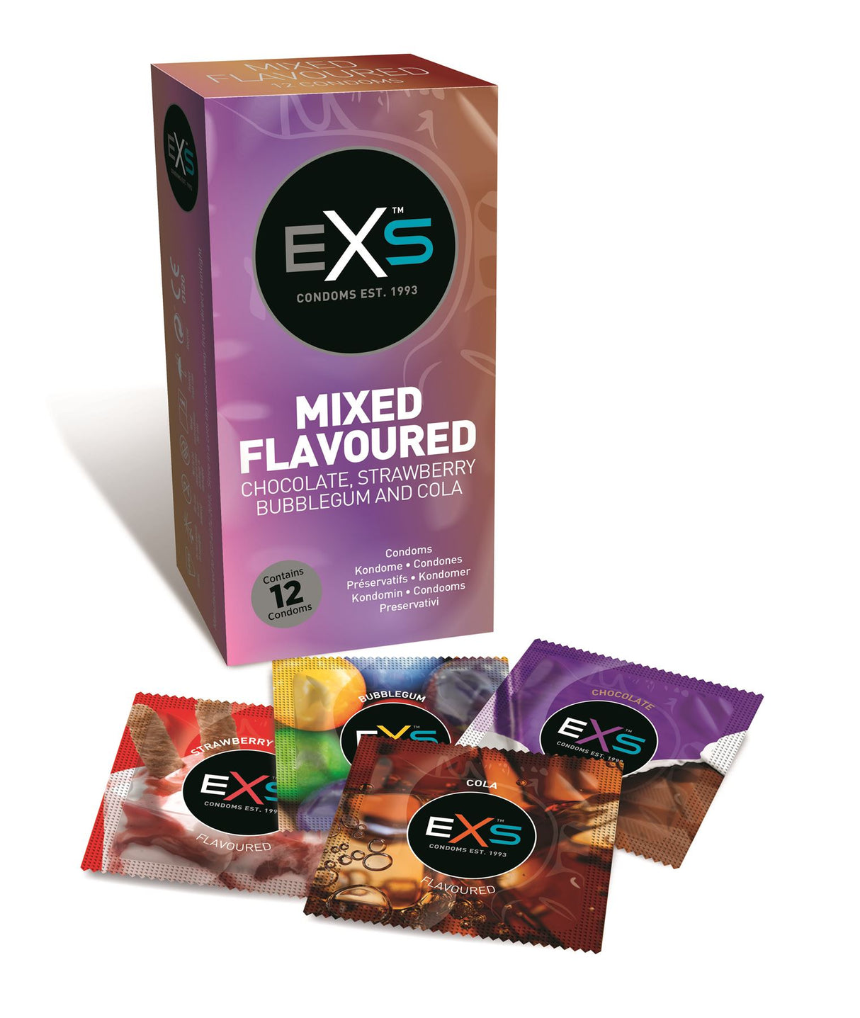 EXS Flavoured Condoms - Multipacks