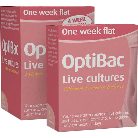 OptiBac Probiotics One Week Flat 7 - 28 Sachets