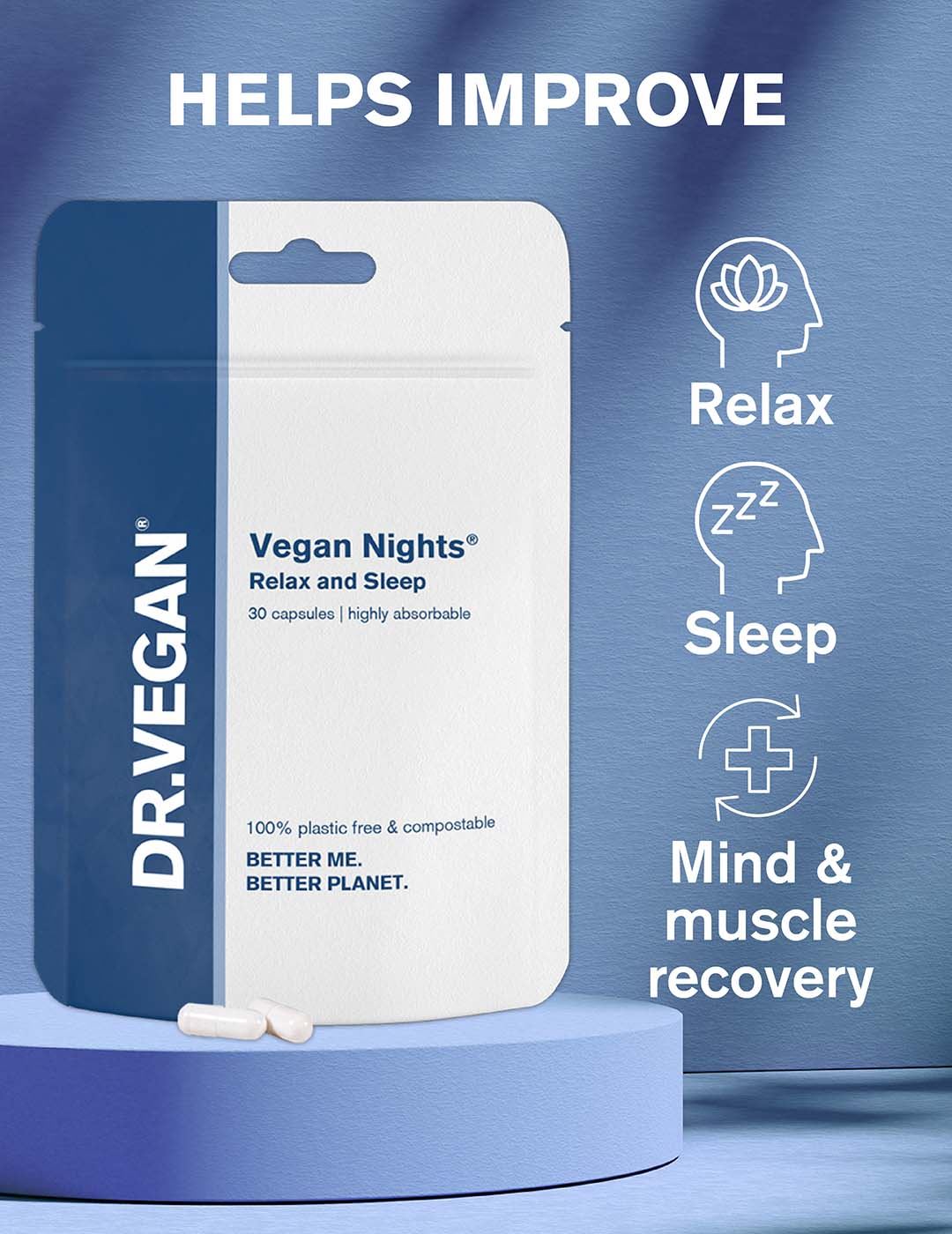 Dr. Vegan Vegan Nights - 30 Capsules