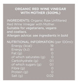 Rayner's Organic Red Wine Vinegar With Mother - 500ml