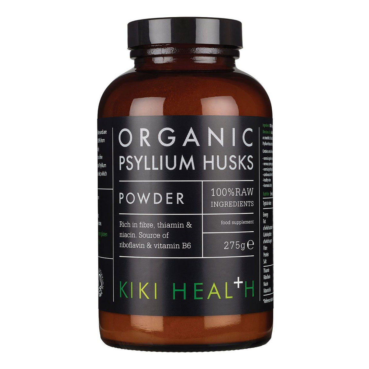 Kiki Health Organic Psyllium Husk Powder - 275g