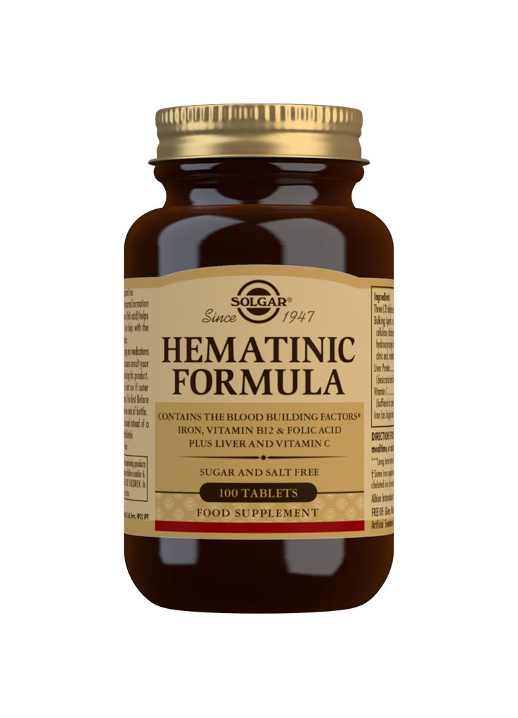 Solgar Hematinic Formula - 100 Tablets