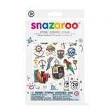 Snazaroo Temporary Face Paint Tattoos - 20 Tattoos