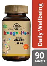 Solgar Kangavites Natural Orange Burst Vitamin C 100 mg Chewable - 90 Tablets