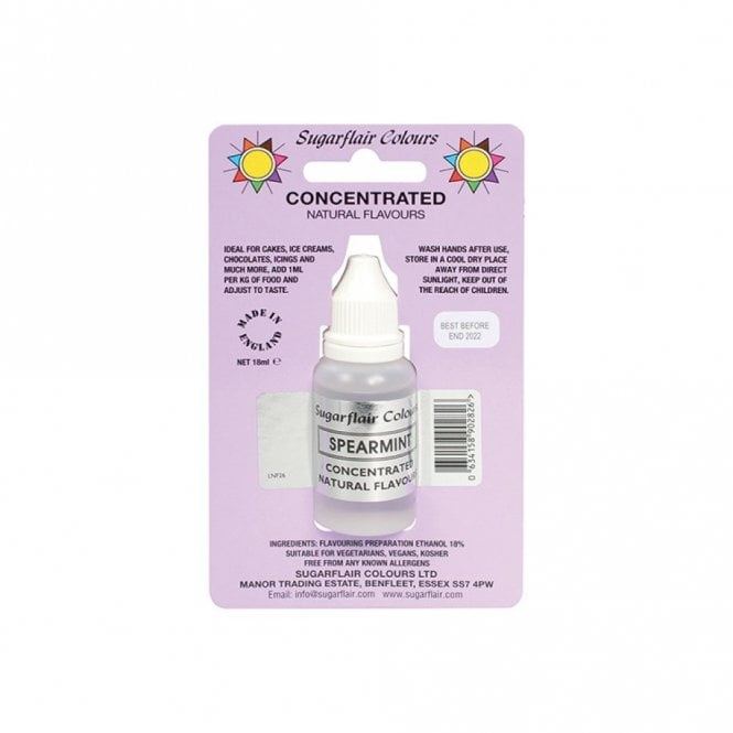 Sugarflair Concentrated NATURAL Food Flavours - 18ml