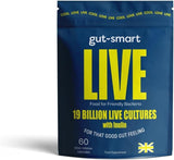 Gut-Smart Live 19 Billion Live Cultures with Inulin - 60 Capsules