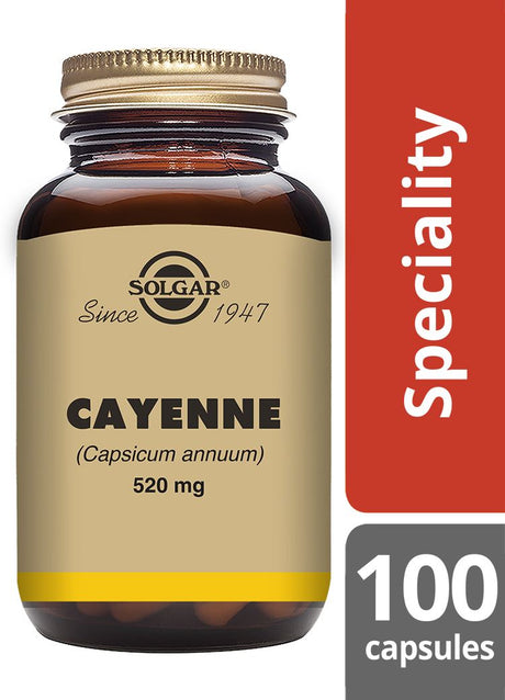 Solgar Cayenne 520 mg - 100 Vegicaps