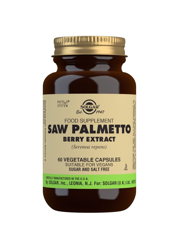 Solgar Saw Palmetto Berry Extract - 60 Vegicaps