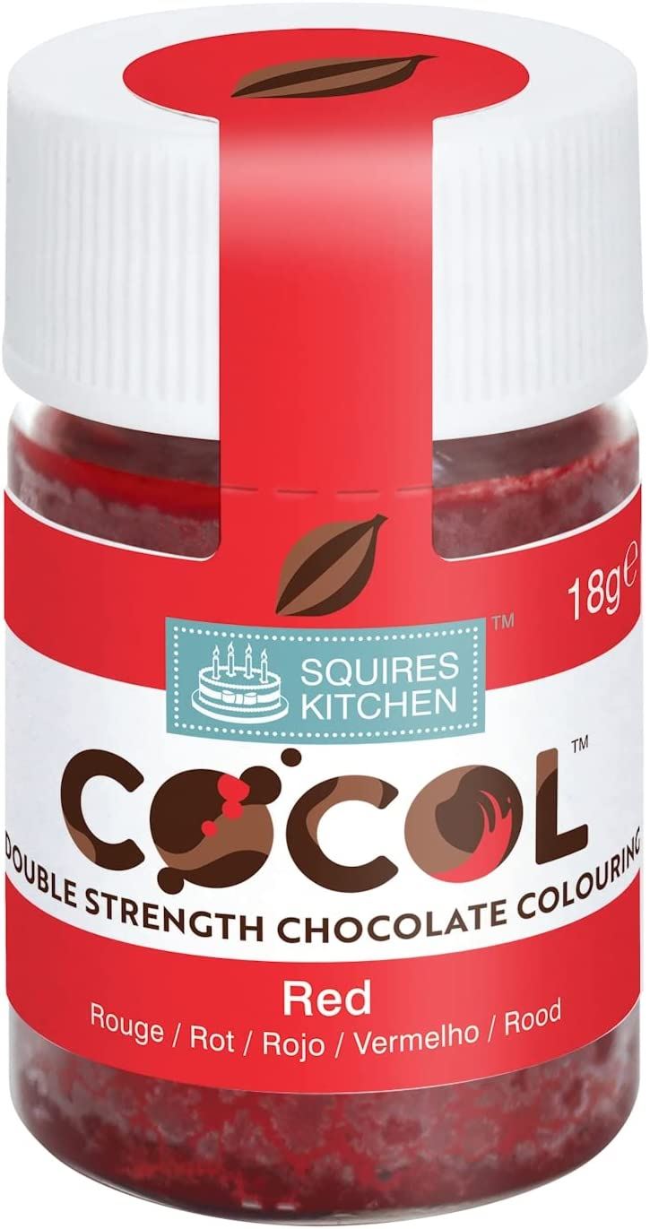 Squires Kitchen COCOL Extra Strength Colouring Paint for Chocolate 18g - All Shades