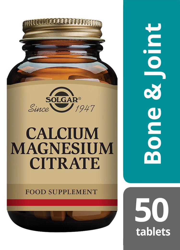 Solgar Calcium Magnesium Citrate - 50 Tablets