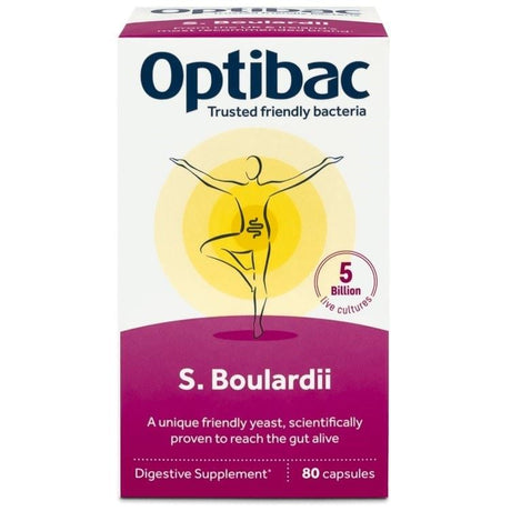 OptiBac Probiotics | Saccharomyces Boulardii | 16 - 80 Capsules