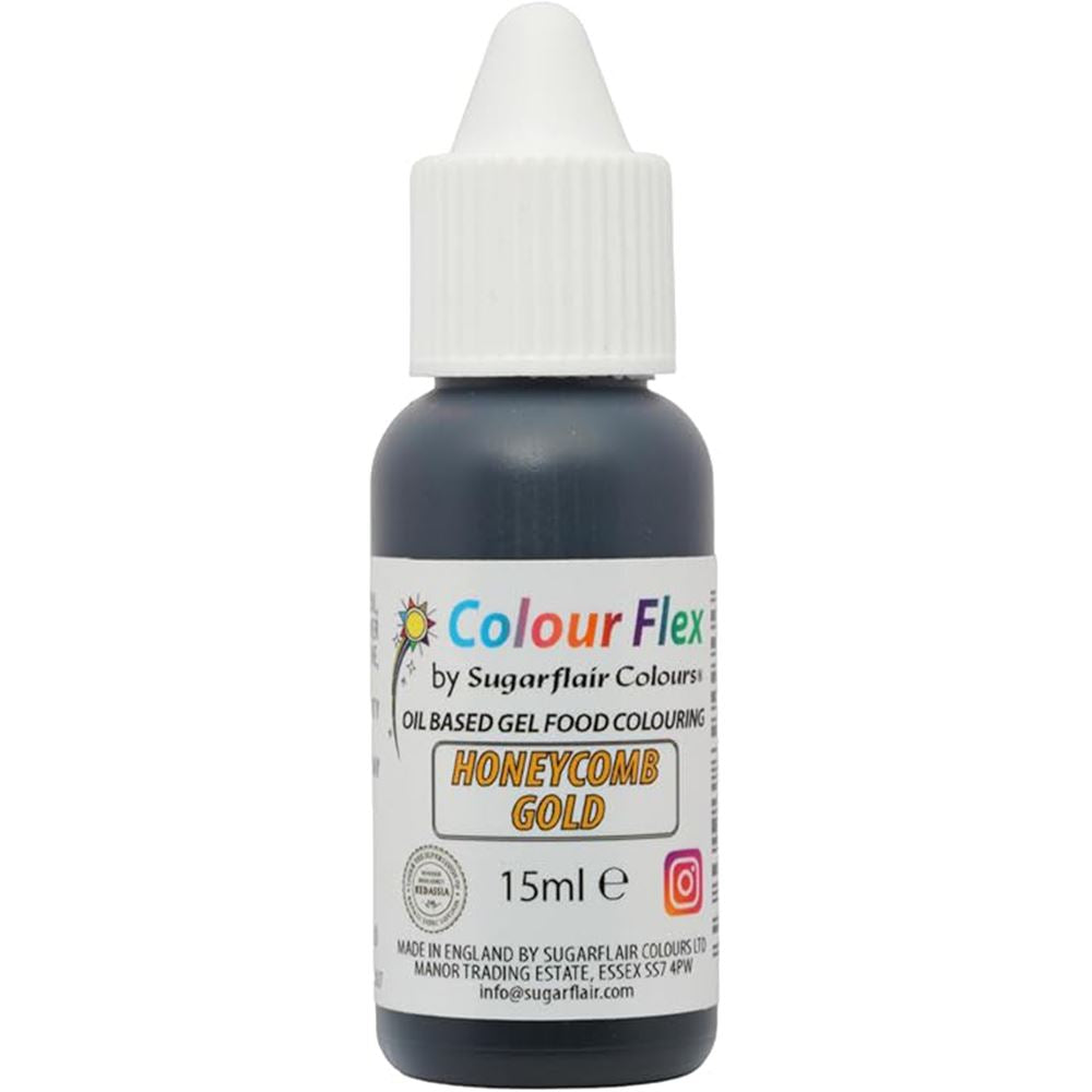 Sugarflair Colour Flex Oil Based Food Colouring Gel 15ml - All  Colour