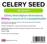 Lindens Celery Seed 200mg - 60 Capsules