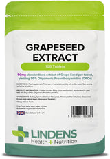 Lindens Grapeseed Extract 50mg - 100 Tablets