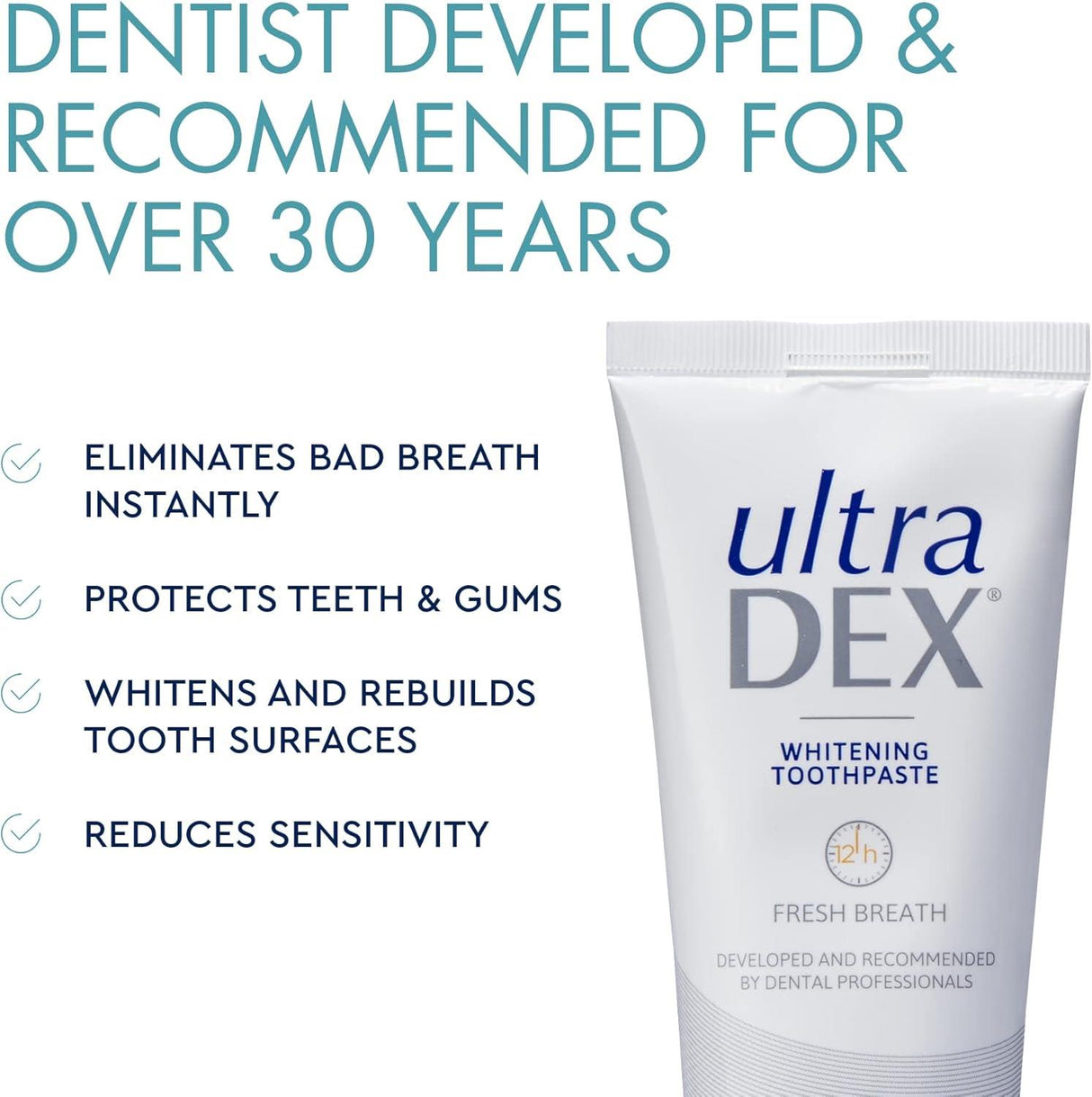 Ultradex Whitening Toothpaste - 75ml