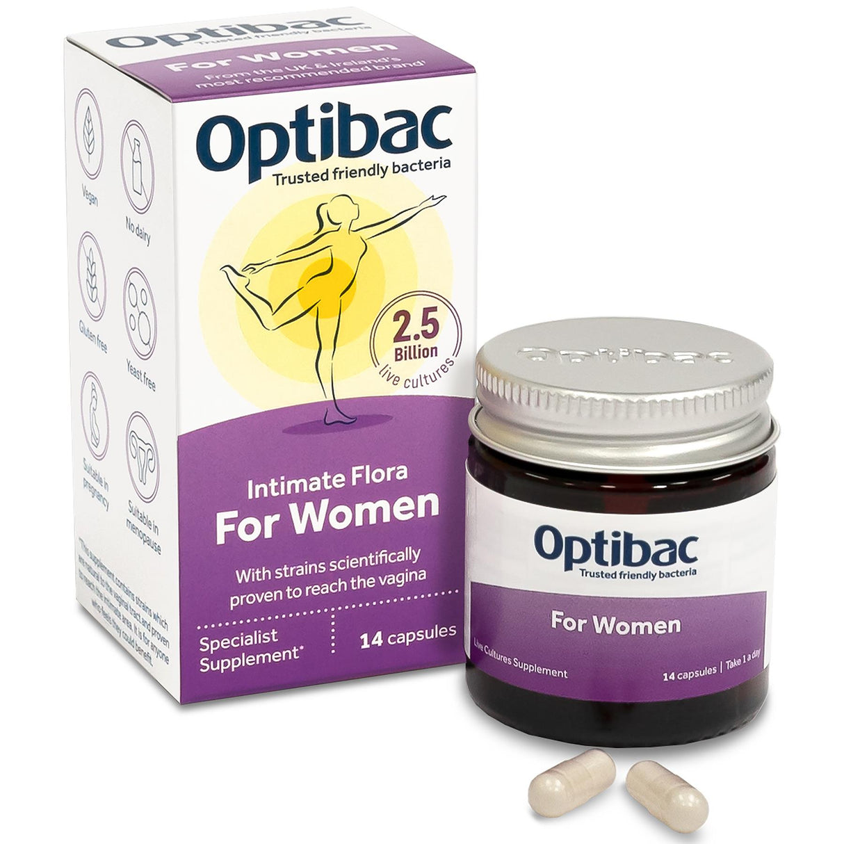 OptiBac Probiotics For Women 14 - 90 Capsules