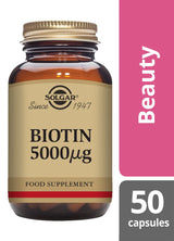 Solgar Biotin 5000 µg - 50 Vegicaps