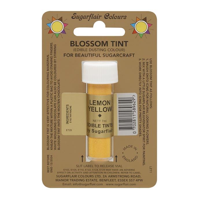 Sugarflair BLOSSOM TINT Edible Food Colour Powder - 7ml