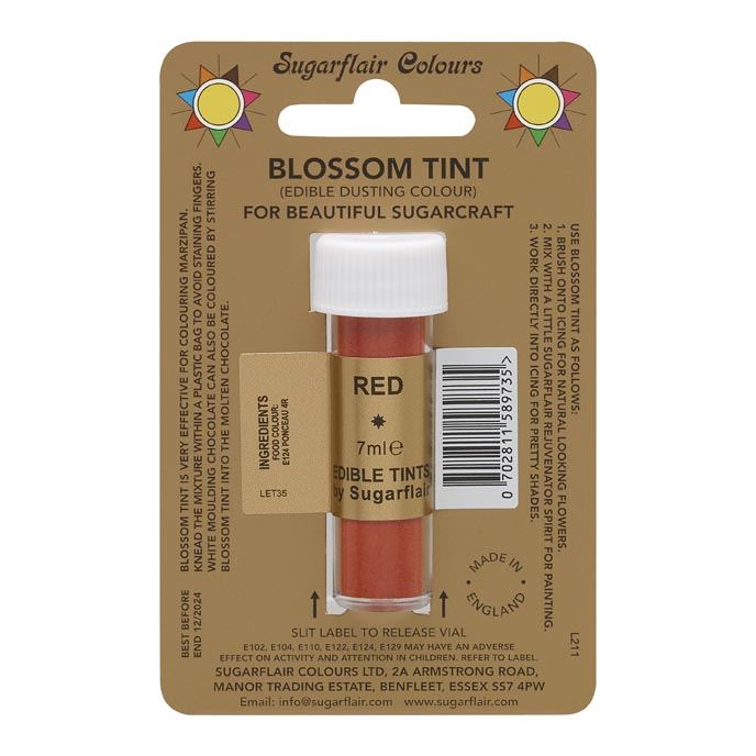 Sugarflair BLOSSOM TINT Edible Food Colour Powder - 7ml