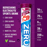 High 5 Zero Electrolyte Sports Hydration Drink - 20 Tablets- All Flavours - Pack of 8