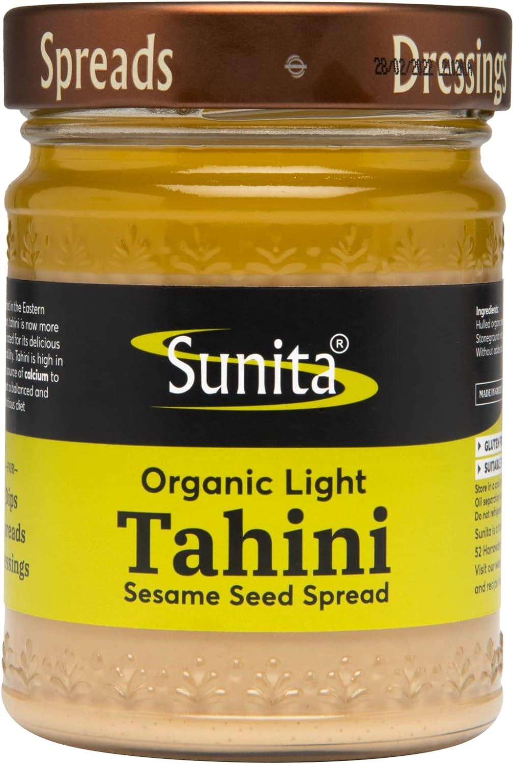 Sunita Organic Light Tahini Sesame Seed Spread - 280g